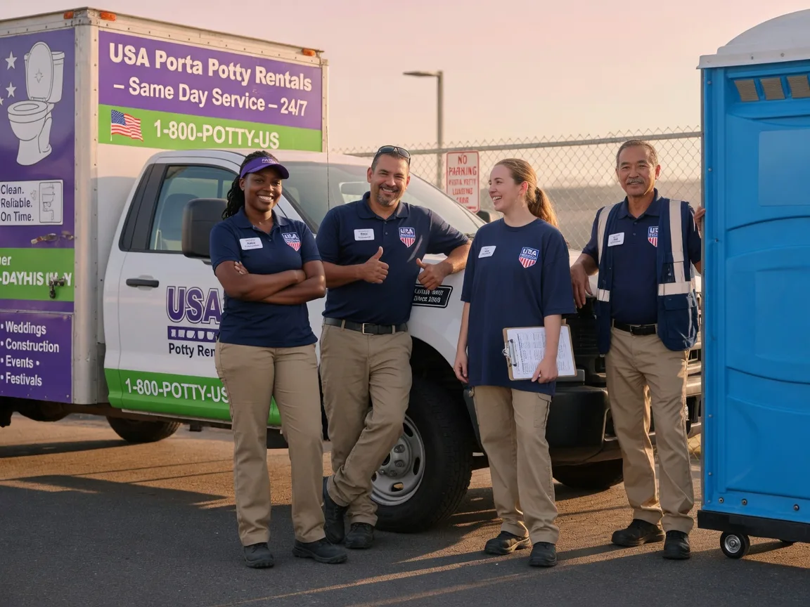 Porta Potty Rental company in Rosamond, IL