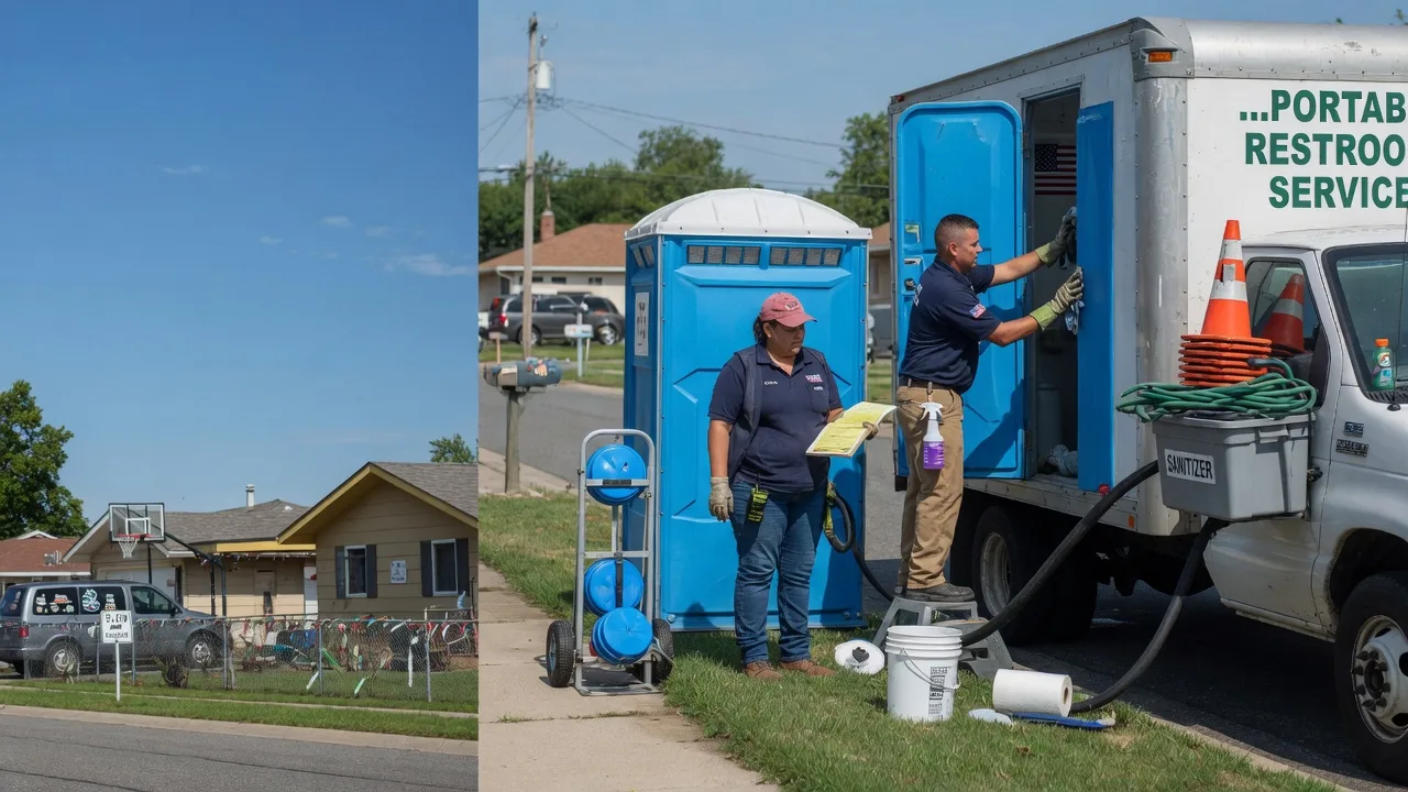 Portable Toilet Rental in Rosamond, IL near me